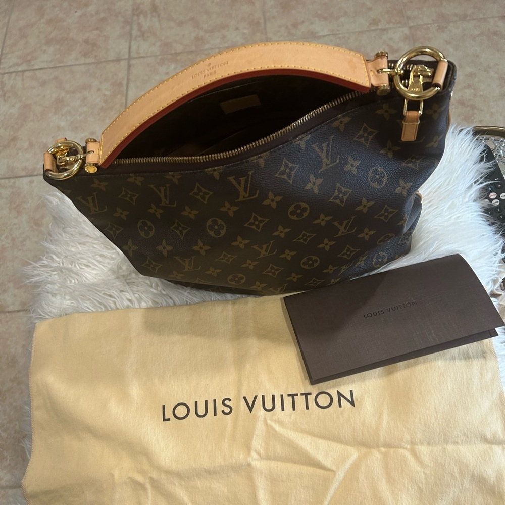 Louis Vuitton Dark Brown Monogram Shoulder Bag